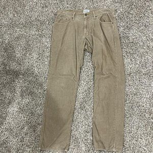Mens Vintage Tan Old Navy Corduroy Pants